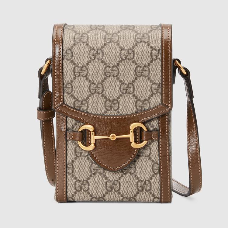 625615.92TCG.8563.001.064.0000.Light Gucci Horsebit 1955 mini bag